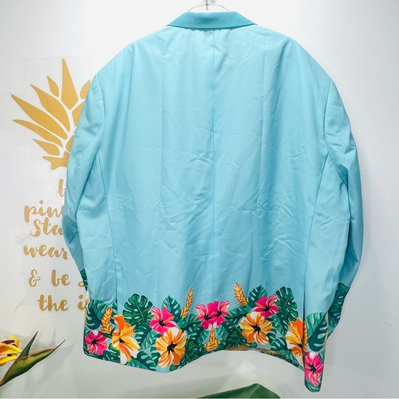 SHINESTY HIBISCUS Floral Hawaiian Derby Men’s Blazer NWT Size 56 - Picture 9 of 16